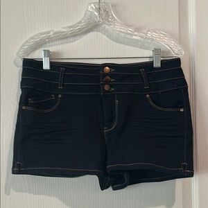 Dark Blue Jean Shorts